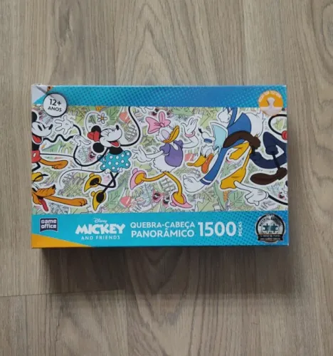 Quebra cabeça mickey 1500 panorâmico