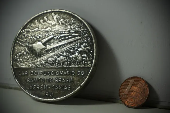 Medalha Comemorativa - Lar do Funcionário do Banco do Brasil - Xerém (RJ)