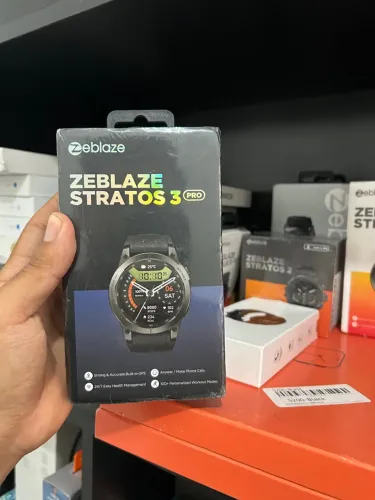 -Zeblaze Stratos 3 Pro - GPS, conexão com Strava (novo, lacrado)