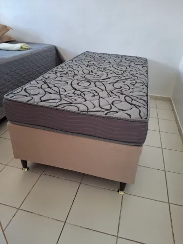 Cama Box Solteiro com Colchão D.33