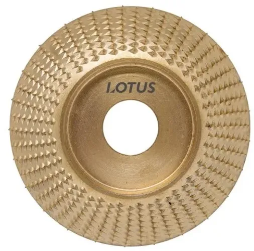 DISCO CURVO DESBASTE MADEIRA LOTUS 100X7/8POL 
