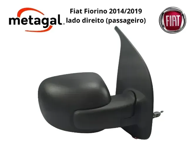 Retrovisor Fiat Fiorino 2019 2020 2021 2022 Lado Direito