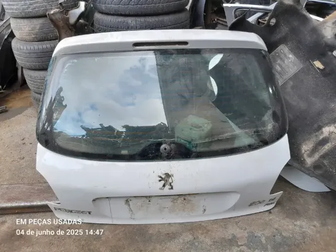 Tampa traseira com vidro peugeot 206 207