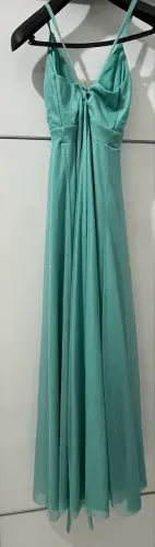 Vestido verde festa
