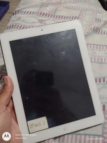iPad 3 geração com defeito não liga !!! Tela solta