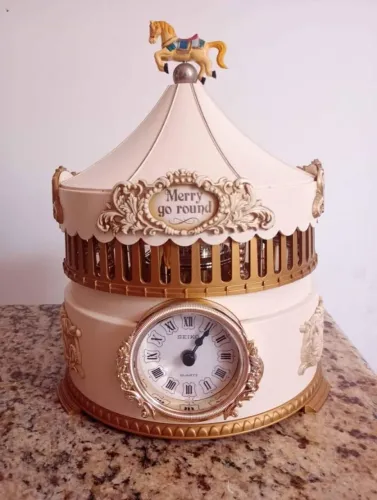 RELÓGIO SEIKO CARROSSEL MERRY GO ROUND - ORIGINAL JAPÃO - VINTAGE - RARI-SSÍ-SSÍ-SSIMO! 