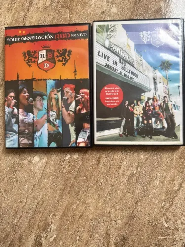 Kit DVD RBD En Vivo (Tour Generacion+Live In Hollywood)