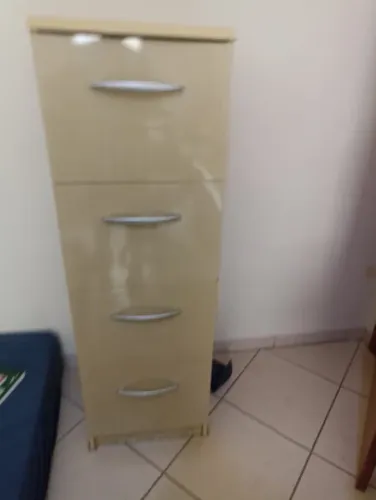 Arquivo De Madeira 4 Gavetas Para Pasta Suspensa