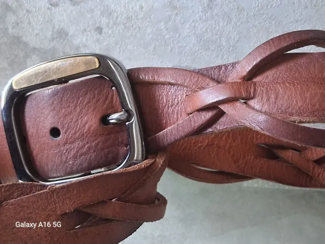 DOLCE & GABBANA LEATHER BELT