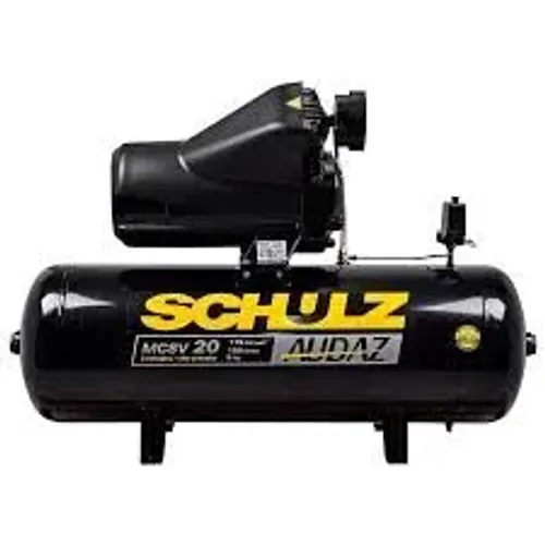 COMPRESSOR 150LITROS 5CV TRIF 220/380V 175PSI 2 ESTAGIOS ALTA PRESSÃO SCHULZ AUDAZ