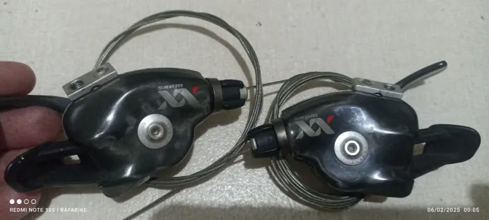 Passadores Sram xx carbon  - 10 velocidades (não acompanha a braçadeira)