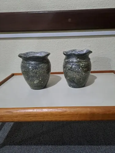 Par de Vasos Decorativos 12.5 cm de altura
