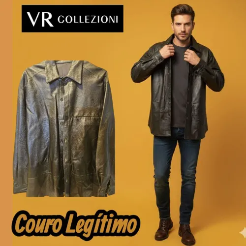 CASACO DE COURO VR