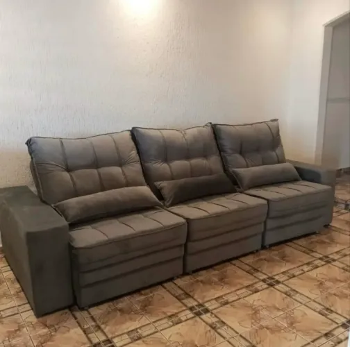 Sofa retratril reclinavel 5 lugares / molas D33