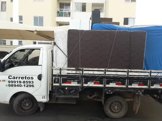 mudança, frete e carreto