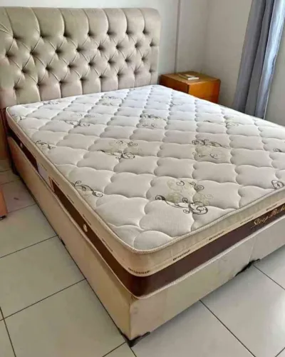 Cama Box Casal com Cabeceira