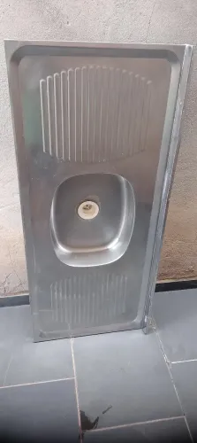 Pia de Inox 1,20 x 0,50