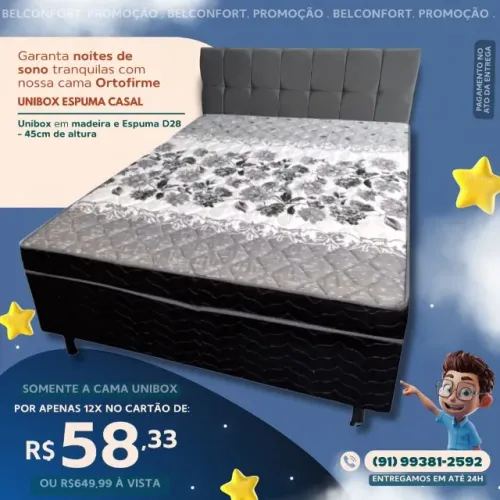 CAMA CASAL COM ENTREGA GRÁTIS