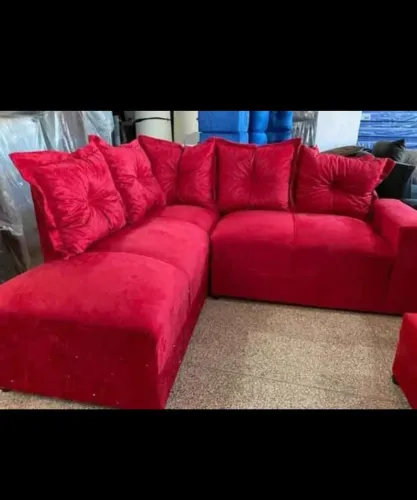 Sofá de Canto Vermelho