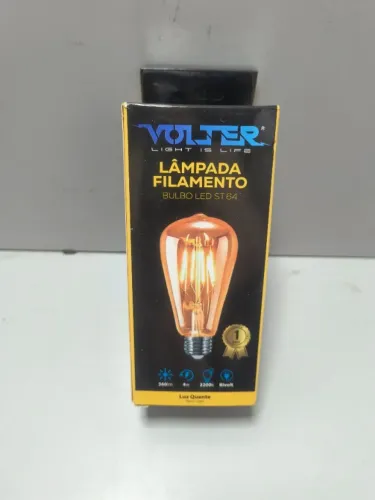 Lampada Filamento Bulbo Led ST64 Bivolt 2200k 4w 360lm