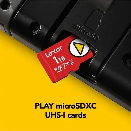 Cartão MicroSD Lexar 1TB Nintendo switch etc