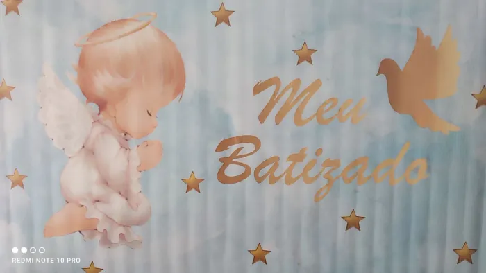Painel Decorativo para Batismo
