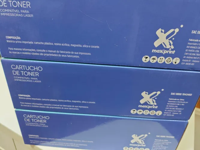Cartucho de Toner MaxPrint compatível com impressoras: 1102w P1102 M1132 Ce285a 85 novo