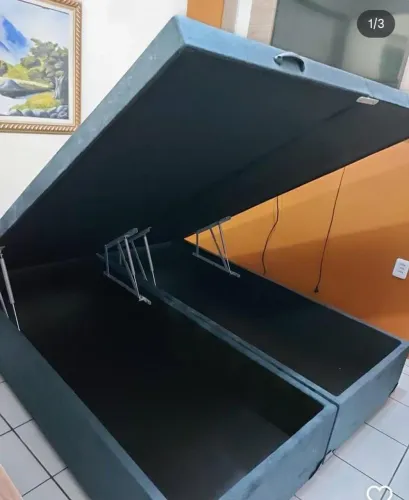 Base Box bau queen bipartido