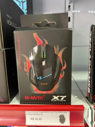 Mouse gamer com 7 botões com Fio USB