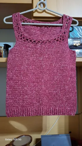 Regata de Crochê Artesanal - Elegância e Conforto