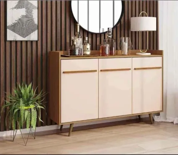 Aparador buffet. Cinamomo/off white
