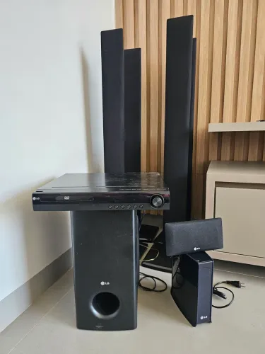 Home Theater LG HT 805 completo com wireless 