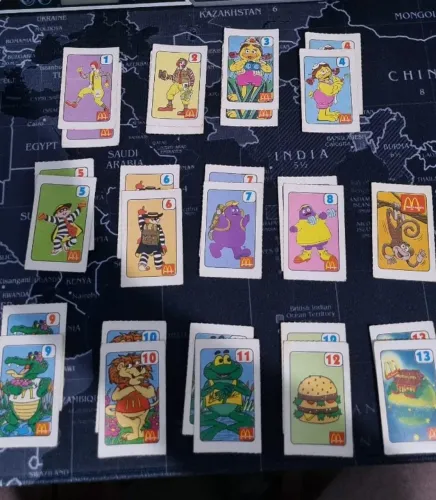 Jogo do Mico - Mc Lanche Feliz - Mc Donalds - Raridade completo  anos 90