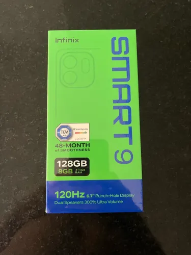 Smartphone Infinix Smart 9 128gb 4gb Ram câmera 13mpx Selfie 8mpx Preto Lacrado 550,00