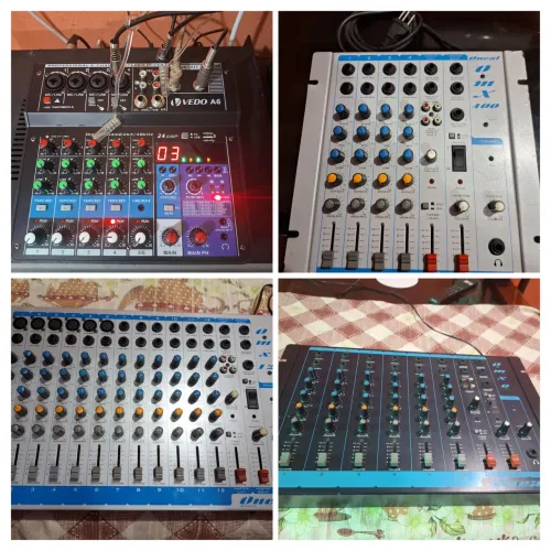 Mesas de som e outros equipamentos disponíveis !!!
