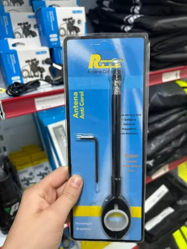 Antena Corta Pipa para moto com 7 estágios
