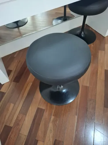 Banquete couro giratória 