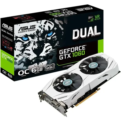 Placa de vídeo GTX 1060 6GB Asus Dual Fan