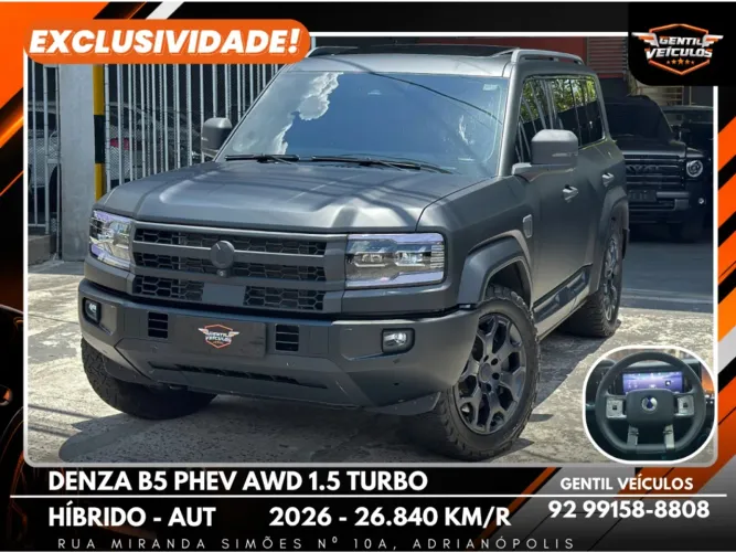 Denza B5 SUV híbrido plug-in 2026