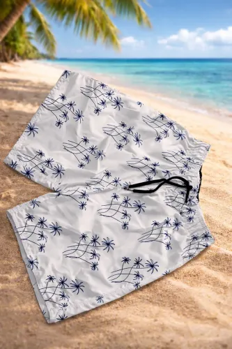 Lindos Short de praia em Tactel de qualidade