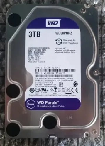 HD 3TB wd Purple