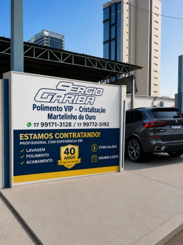 Lavador , polir e acabamentista COM EXPERIÊNCIA