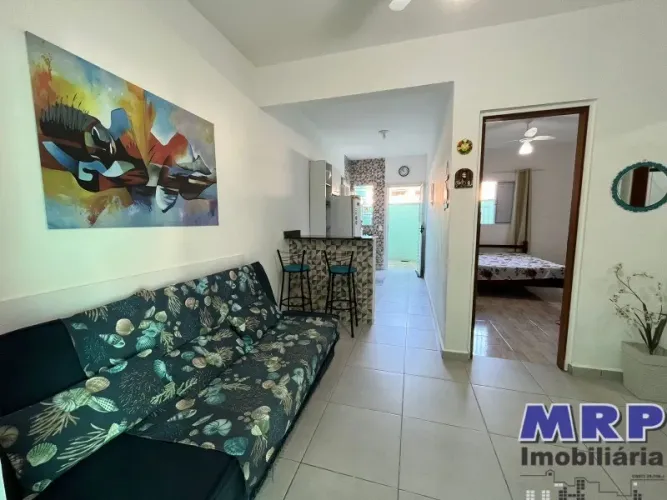 Apartamento com 1 dormitório á venda em Ubatuba, aceita financiamento bancário! Com piscin