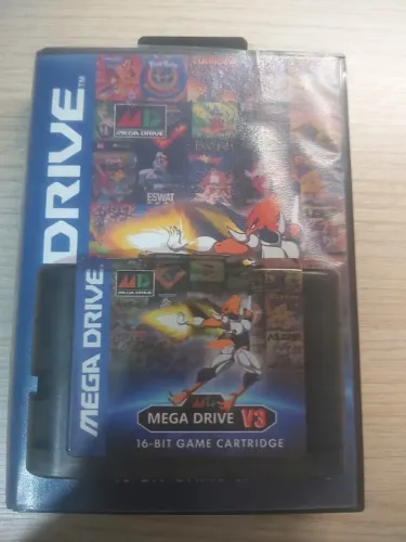 Everdrive Mega Drtive V3 na caixa