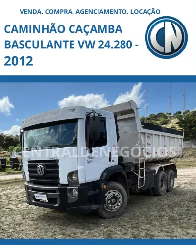 Caminhão caçamba Basculante Volkswagen 24.280 - 2013