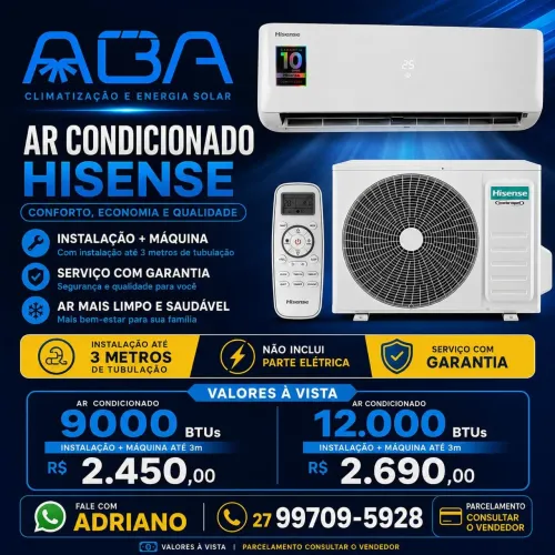 INSTALAÇÃO AR CONDICIONADO