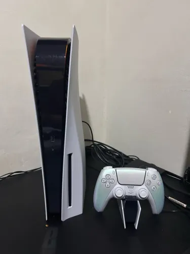 PS5 com leitor + base + Controle Chroma