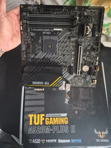 ASUS TUF Gaming A520M-PLUS II AM4 ? COM DEFEITO