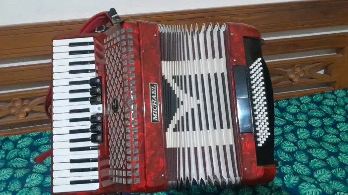 Acordeon Michael 80 baixos usada 