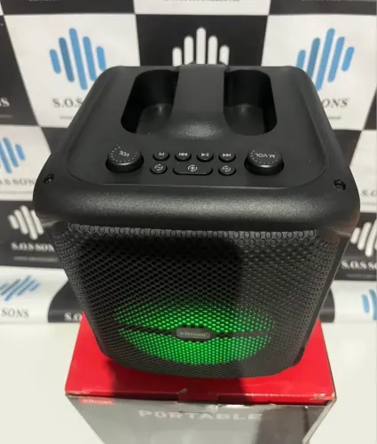 Caixa de som amplificada completa promoção 180,00